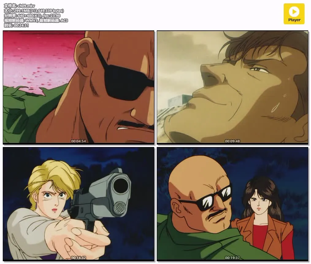 城市猎人第四部粤日双语版480P | 全13集中文字幕 | 经典动作推理动画推荐 4