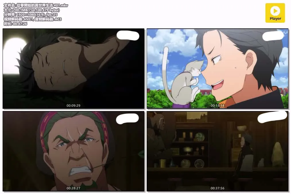从零开始的异世界生活 粤日双语版高清1080P | 全25集中文字幕 | 奇幻穿越动画推荐 4