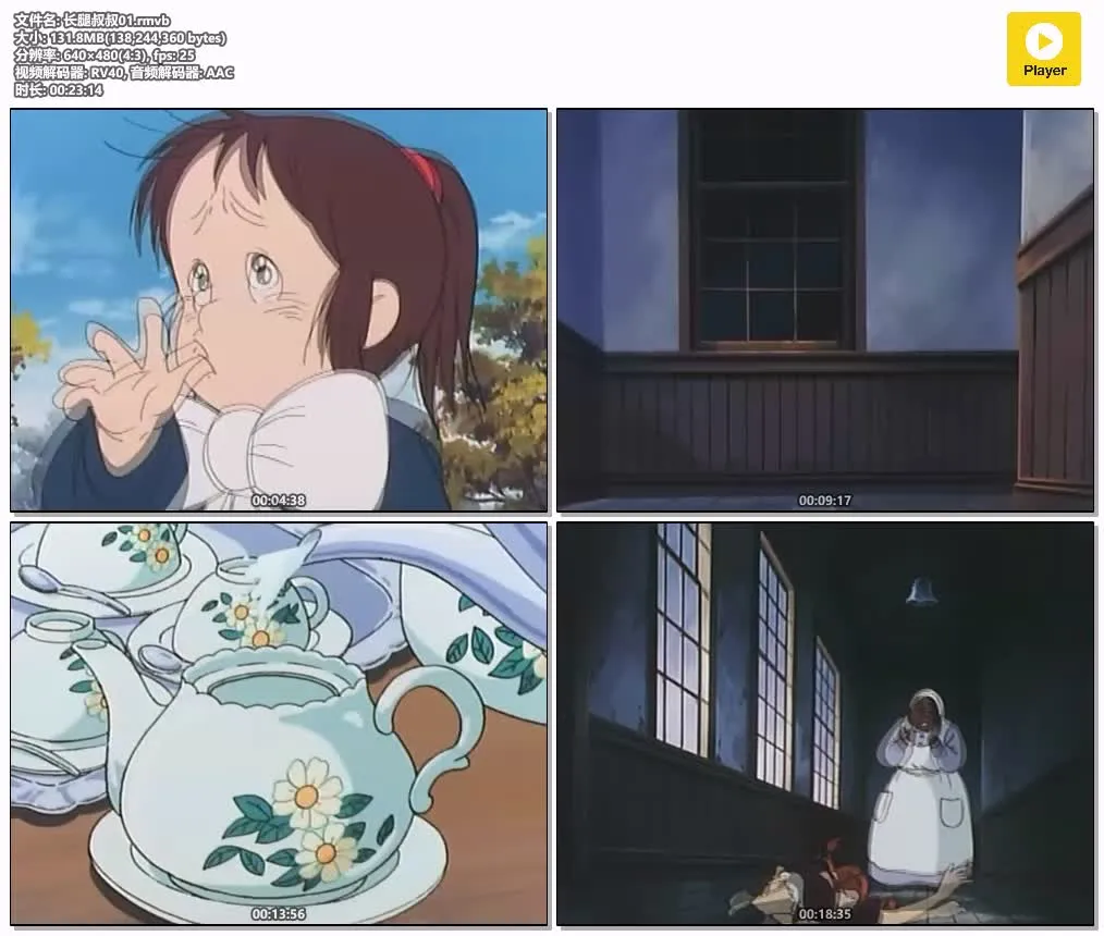 长腿叔叔 粤语版高清480P | 全40集无字幕 | 经典校园励志动画推荐 4