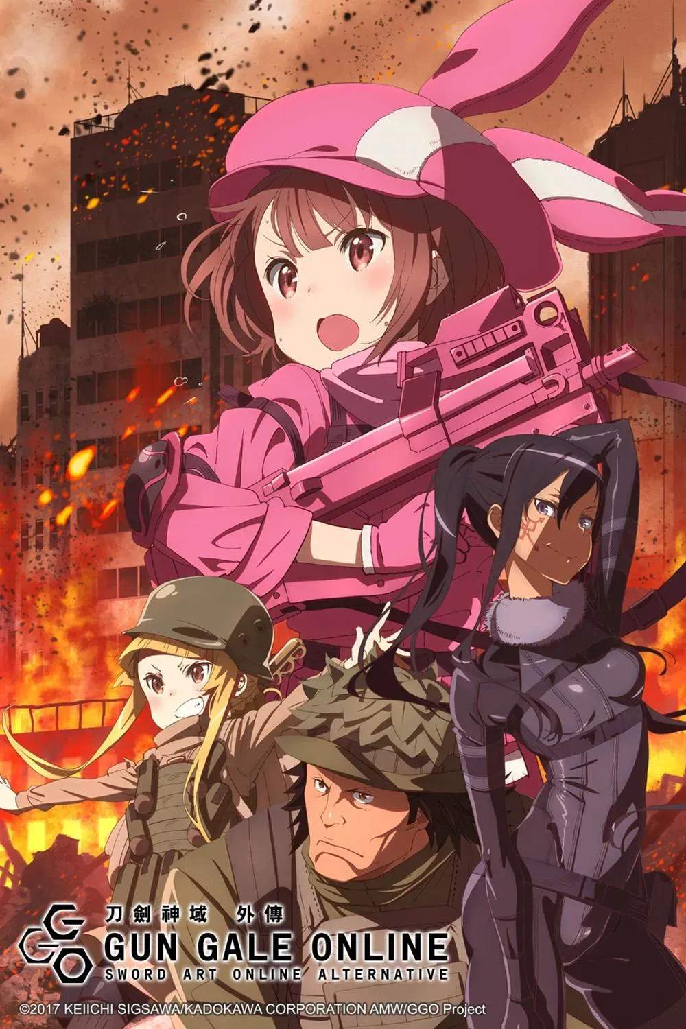 刀剑神域外传GGO 粤日双语版高清1080P | 全12集中文字幕 | 虚拟射击竞技动画推荐 3