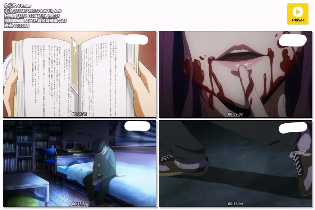 东京喰种1 粤日双语版高清720P | 全12集中文字幕 | 暗黑悬疑动作动画推荐 4