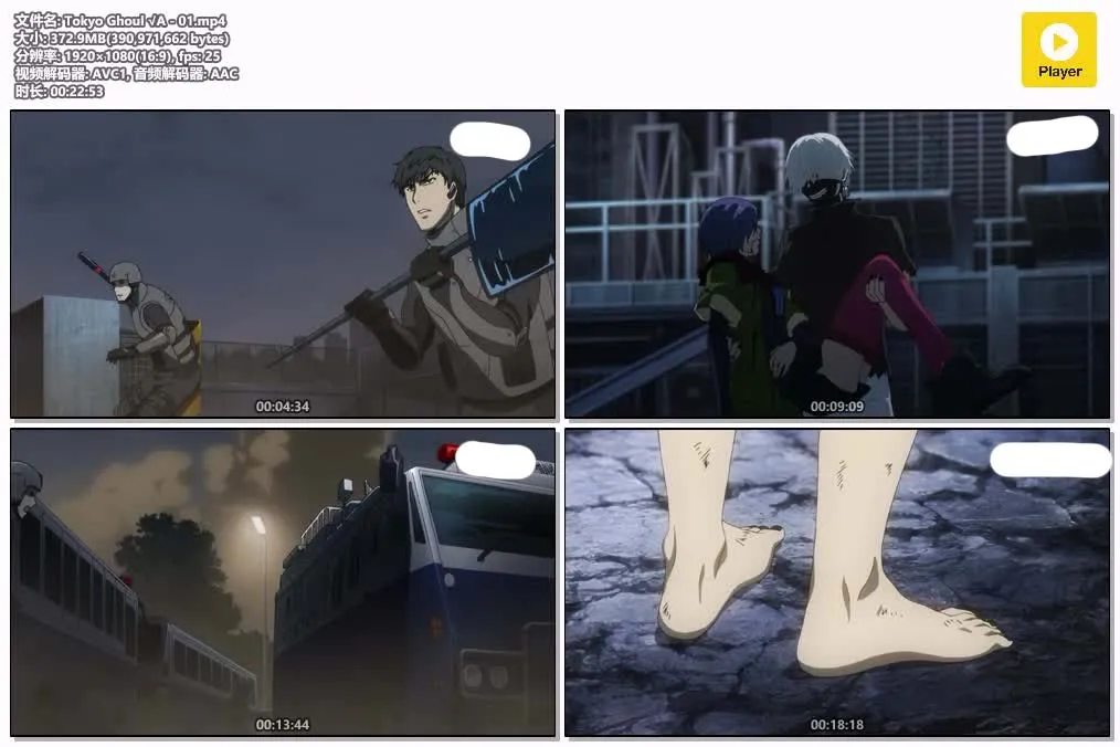 东京喰种2 粤日双语版高清1080P | 全12集中文字幕 | 暗黑悬疑动作动画推荐 4