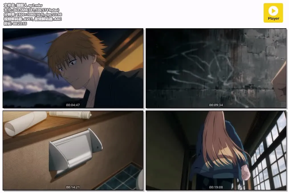 电锯人粤日英三语版1080P高清 | 全12集中文字幕 | 热血黑暗奇幻动画推荐 4