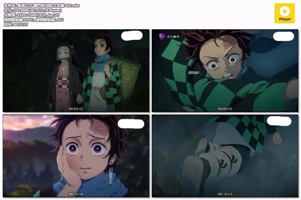 鬼灭之刃 灶门炭治郎 立志篇 粤语版高清1080P | 全26集中文字幕 | 鬼灭第一季奇幻战斗动画推荐 4