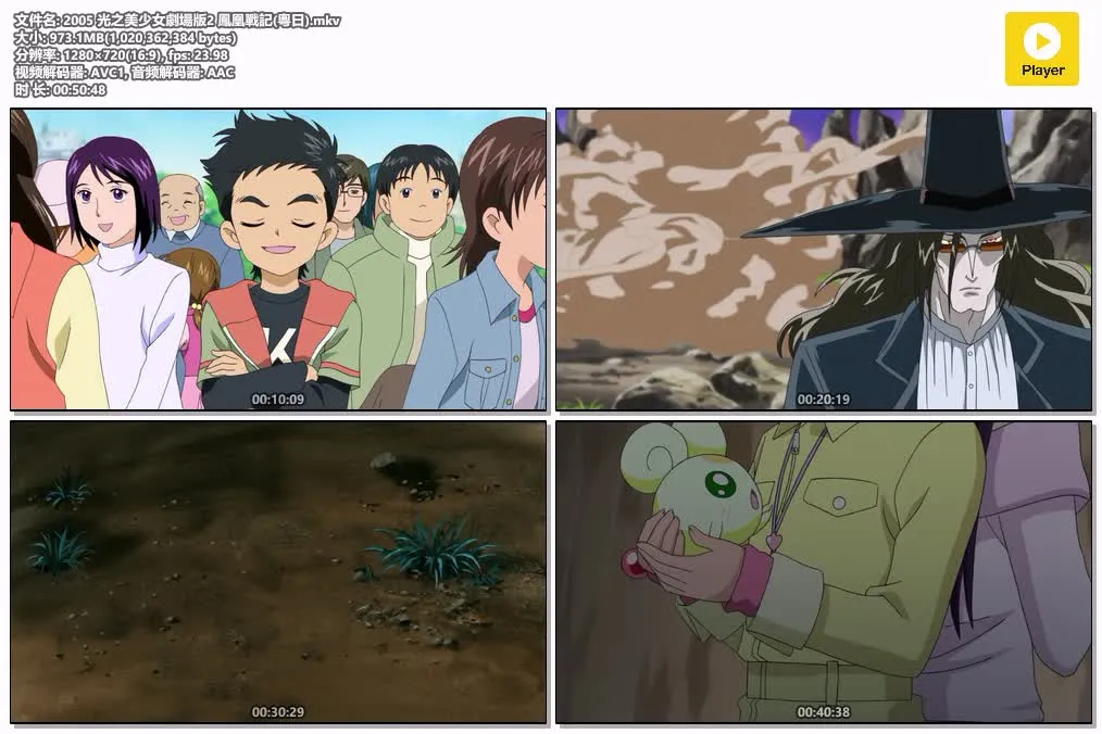 光之美少女 全明星剧场版 粤语版高清720P | 全9部中文字幕 | 魔法少女剧场版合集推荐 6