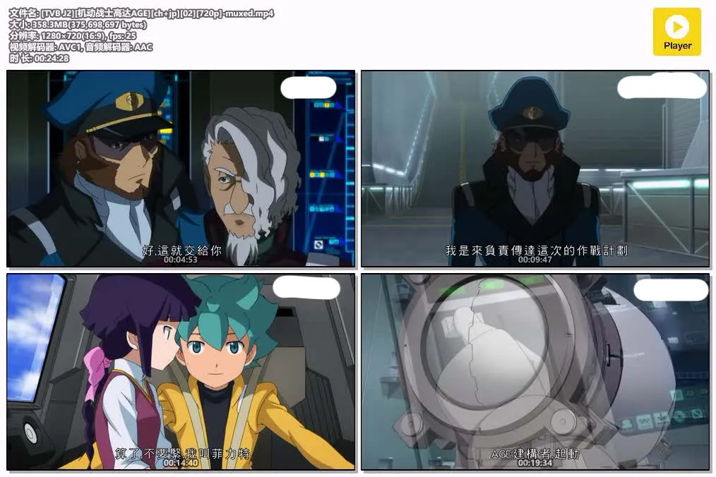 2011 高达AGE 粤语版全49集 | 720P高清中文字幕 | 经典机战科幻动画 4