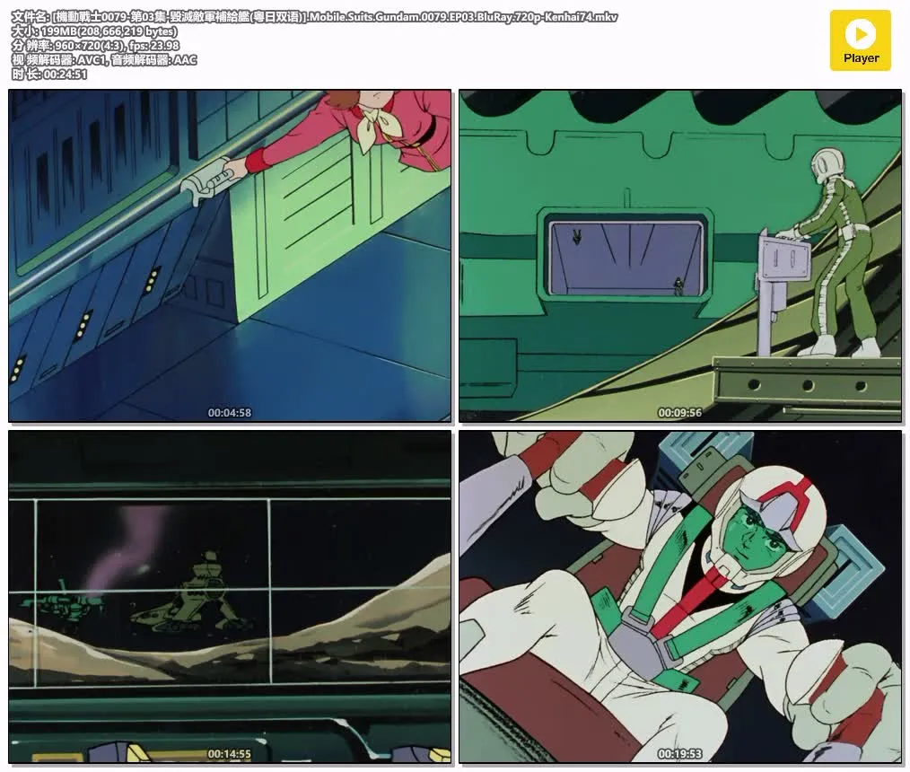 机动战士0079粤语版高清480P | 全43集中文字幕 | 高达系列经典机战动画 4