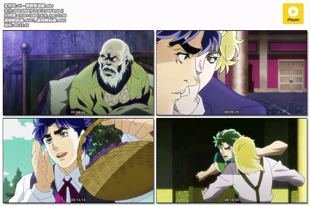 JOJO的奇妙冒险粤日双语版1080P高清 | 全26集中文字幕 | 热血奇幻冒险动画推荐 4