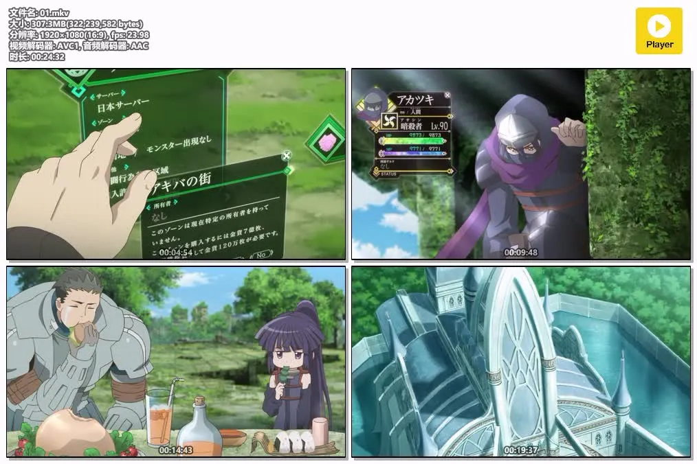 记录的地平线 第一季 粤日双语版 1080P | 全25集中文字幕 | 奇幻冒险·策略战斗 4