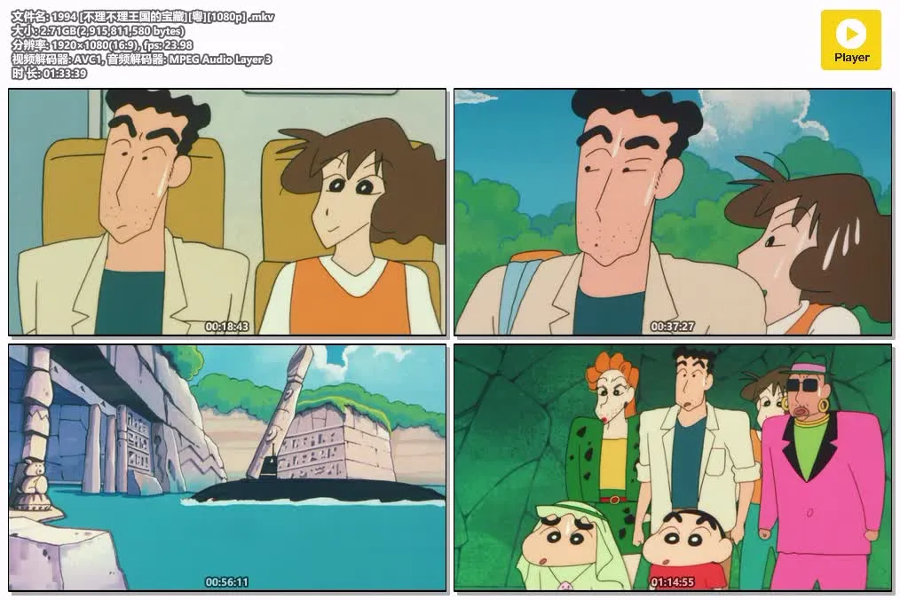 蜡笔小新剧场版粤语版全30部1080P | 附中文字幕 | 搞笑家庭动画合集 6
