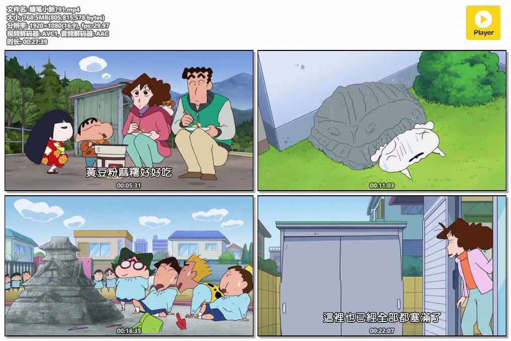 蜡笔小新1-9季国语版全2000多集1080P | 附中文字幕 | 搞笑家庭动画合集 4