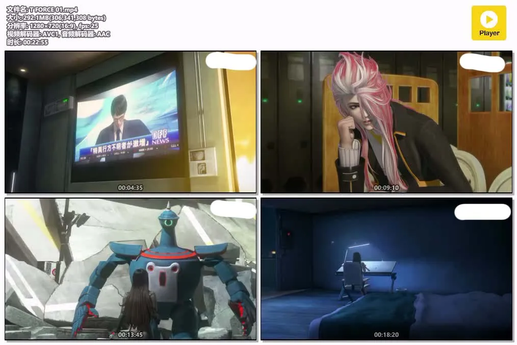 无极英雄T FORCE 粤语版 | 720P高清 | 全12集 | 科幻机甲战斗动画推荐 4