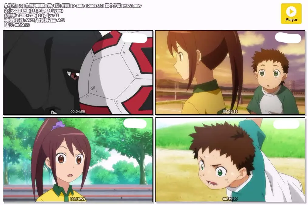 向银河开球 全39集 粤日双语版 | 720P高清 | 热血足球运动动画推荐 4