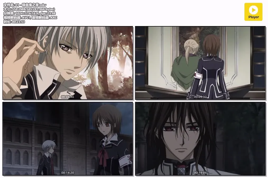 吸血鬼骑士 全13集 粤日双语版 | 576P高清 | 奇幻爱情校园动画推荐 4