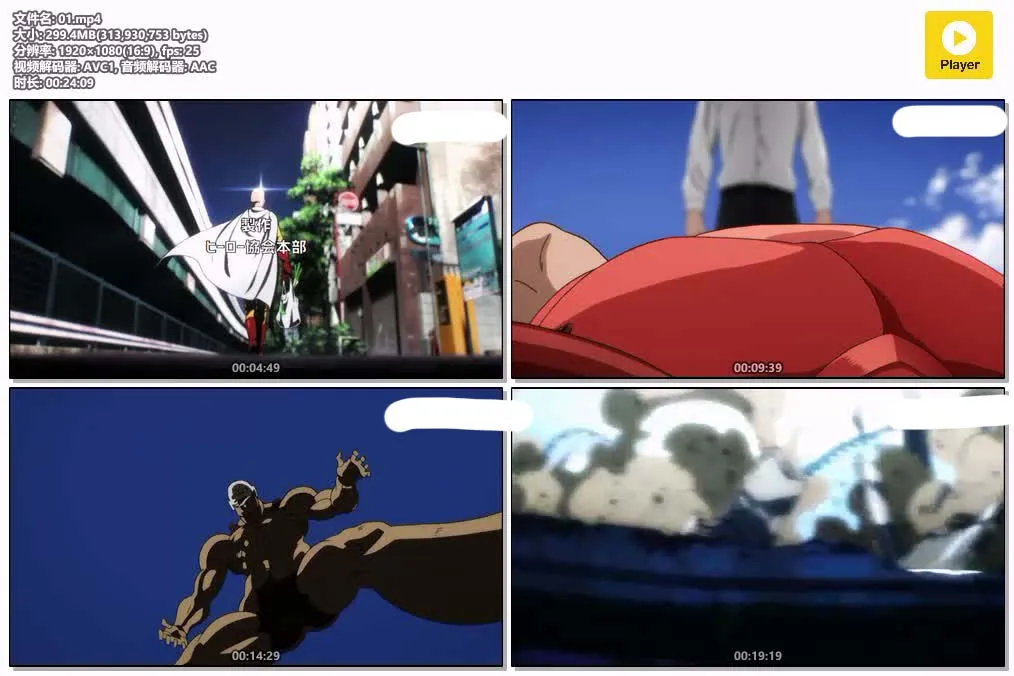 一拳超人 第一季 粤语版全12集 | 1080P高清 | 中文字幕 | 热血搞笑战斗动画推荐 4