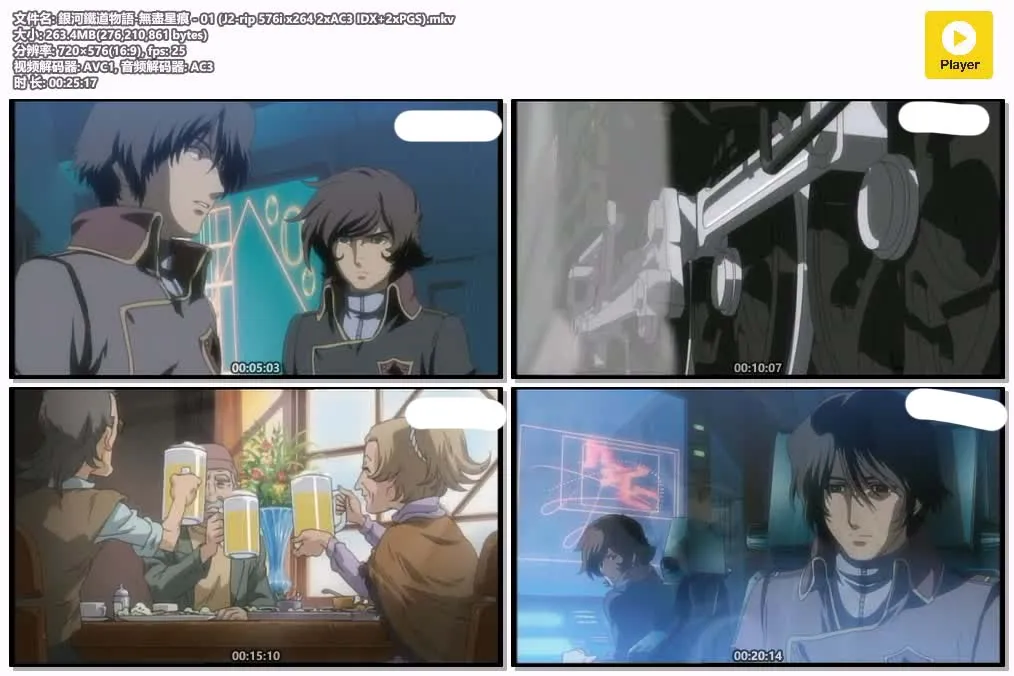 银河铁道物语无尽星痕粤日双语版全4集 | 576P高清 | 科幻冒险OVA | 经典宇宙铁路动画 4