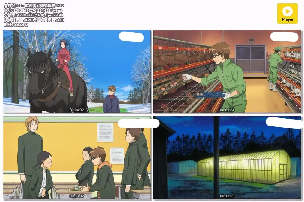 银之匙第一季粤日双语版全11集 | 720P高清 | 校园励志动画 | 温馨治愈必看 4