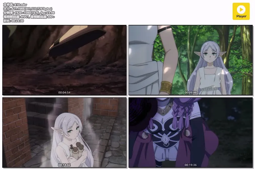 葬送的芙莉莲 粤国日三语版全28集 | 1080P高清+中文字幕 | 奇幻治愈冒险动画推荐 4