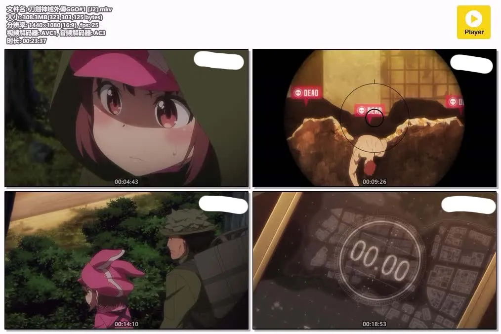 刀剑神域外传 Gun Gale Online 粤日双语版全12集 | 1080P高清+中文字幕 | 科幻战斗动画推荐 4