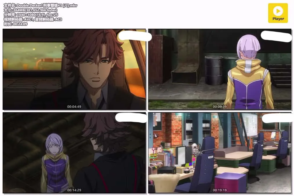 Double Decker! 刑事双雄 粤日双语版全16集 | 1080P高清+中文字幕 | 科幻警匪动作动画推荐 4