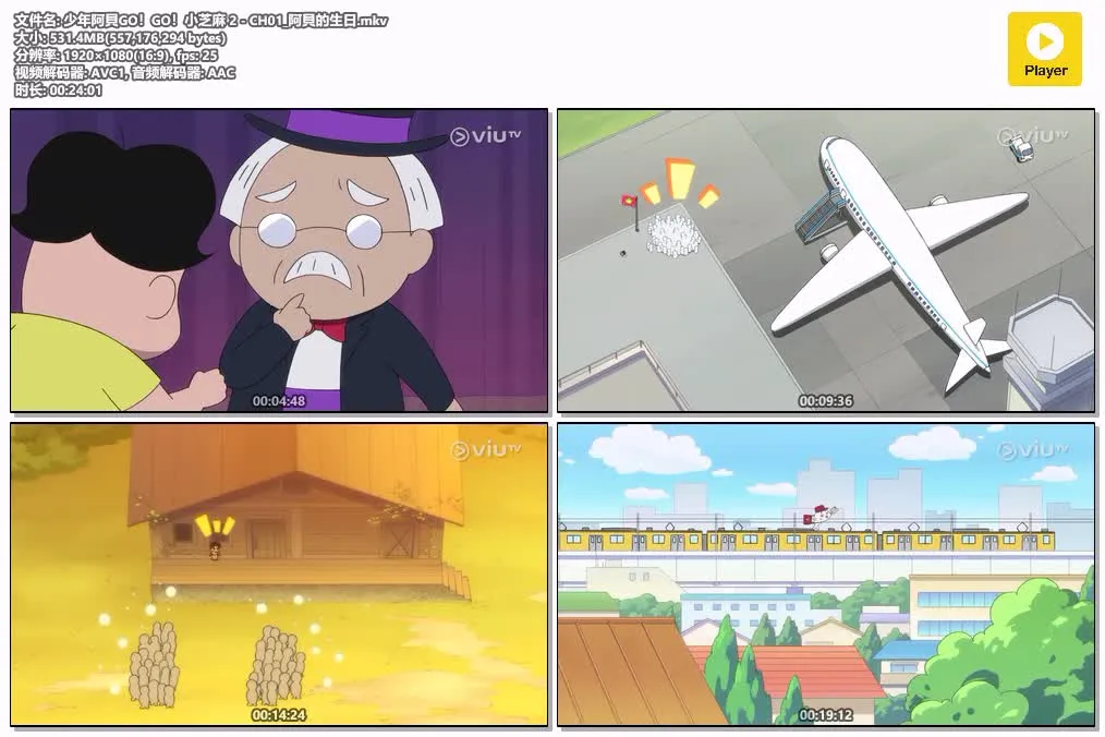 少年阿贝 GO!GO!小芝麻2粤语版全20集 | 1080P高清中字 | 儿童欢乐治愈动画推荐 4