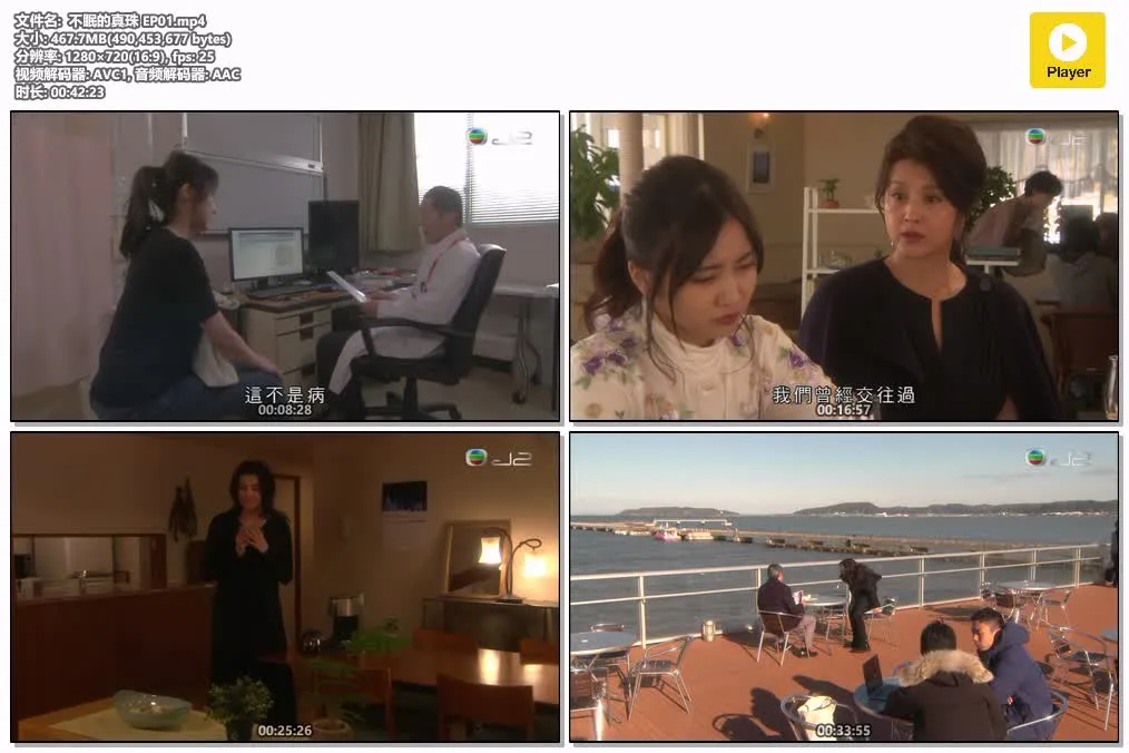 不眠的真珠 粤语中字 720P | 日剧爱情悬疑 | 藤原纪香主演 4