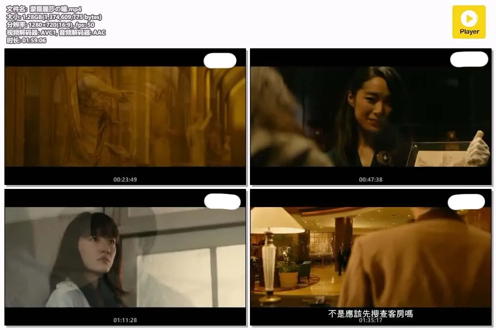 蒙罗丽莎の瞳 粤语版高清720P | 绫濑遥主演悬疑推理电影 | 名画阴谋揭秘 4