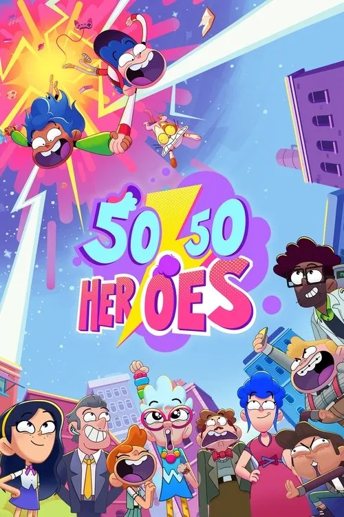 双拼英雄 | 50/50 Heroes | 粤英双语配音 1080P | 奇幻搞笑动画