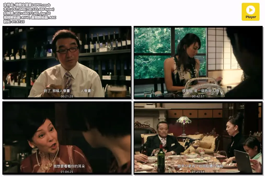 特务女管家2 粤语中字 480P | 米仓凉子主演悬疑特别剧 | 帝国真珠失窃案 4