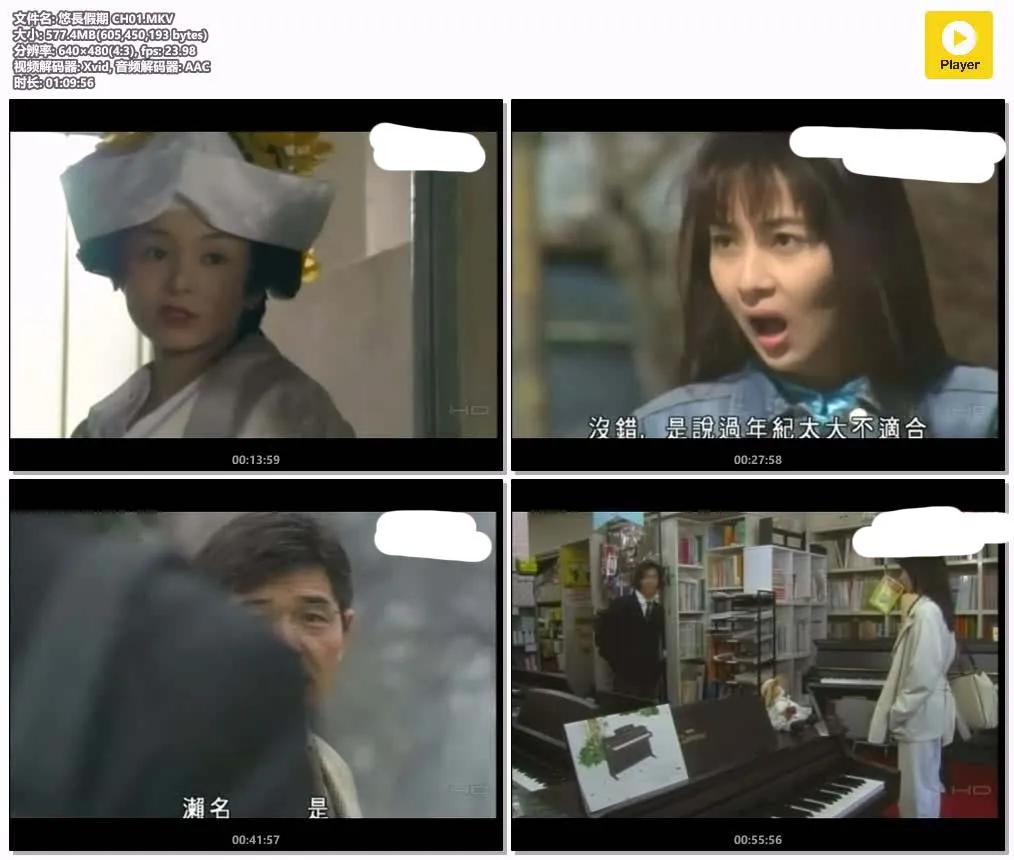 【悠长假期】(1996) 木村拓哉×山口智子 經典日劇 全集粤语资源 4