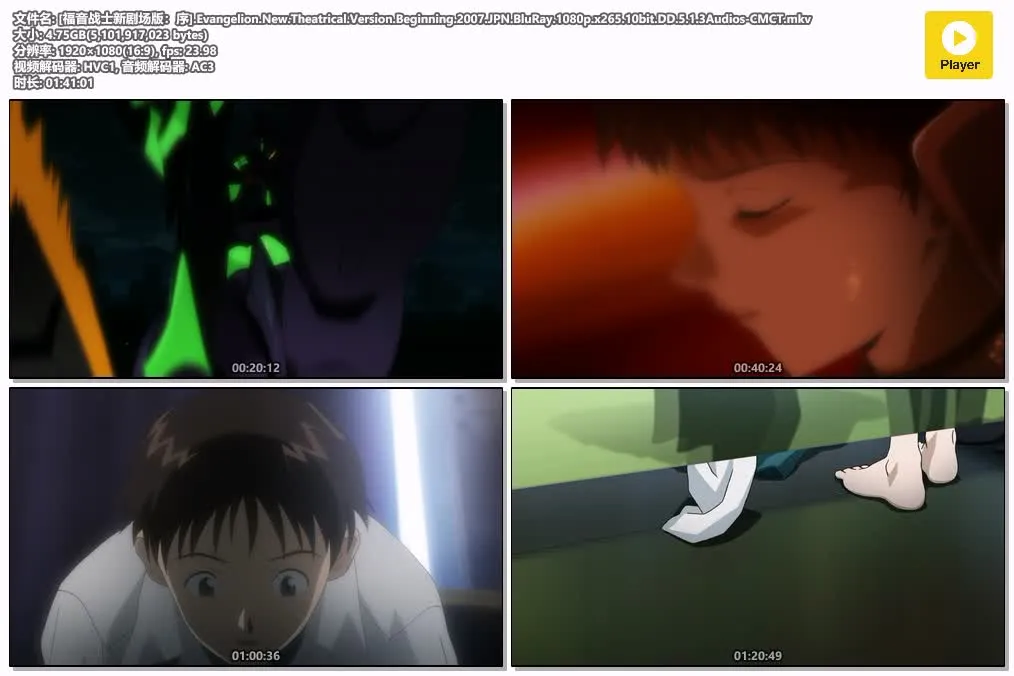 【福音戰士新劇場版：序】(2007) 經典科幻動畫 高清三语资源 4