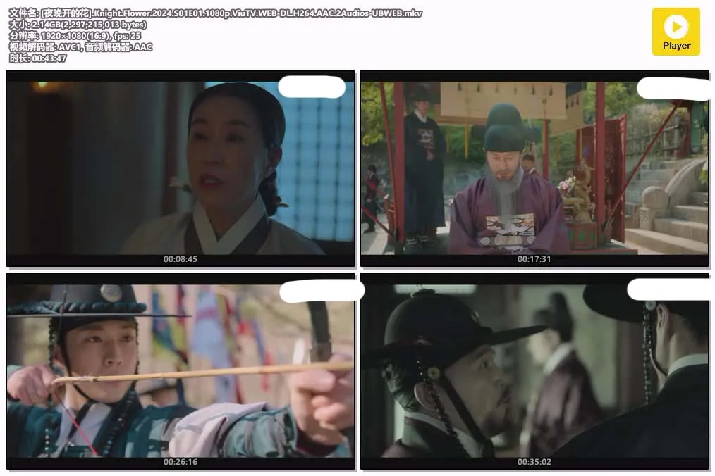 【夜晚开的花】(2024) 李荷妮主演 古裝喜劇 全集高清粤语资源 4