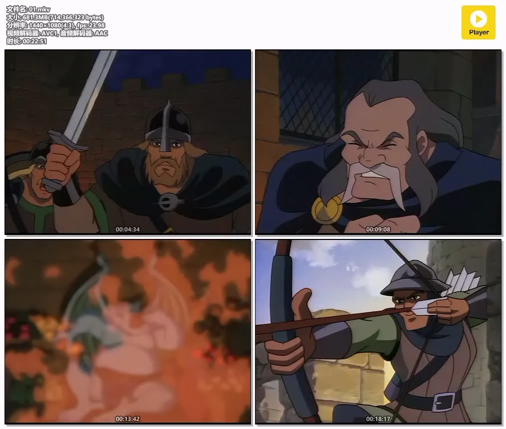 【夜行神龍】(1994) 經典歐美動畫 1080P高清多语种资源 4