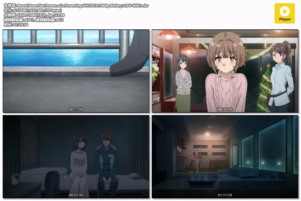 【青春豬頭少年不會夢到懷夢美少女】(2019) 劇場版動畫 高清粤语资源 4