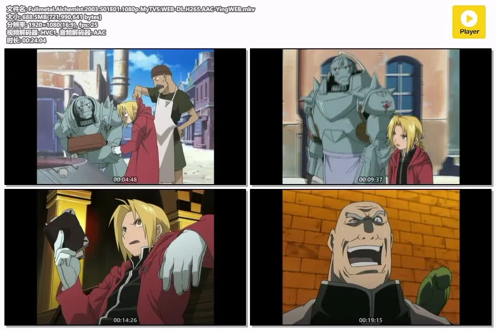 【鋼之鍊金術師 2003】(2003) 經典奇幻動畫 全集高清粤语资源 4