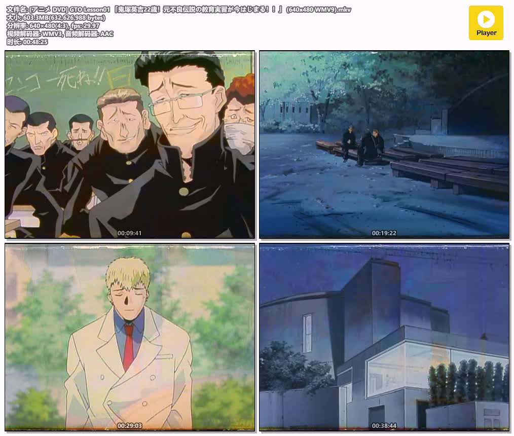 【麻辣教師 GTO】(1999) 經典校園動畫 全集粤语资源 4