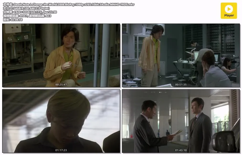 【L 最後的23天】(2008) 死亡筆記外傳電影 高清三语资源 4