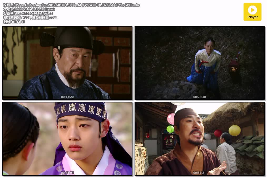 【擁抱太陽的月亮】(2012) 金秀賢主演 經典古裝韓劇 全集高清粤语资源 4