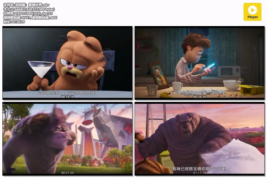 【加菲貓：勇闖世界】(2024) 動畫大電影 高清粤语资源 4