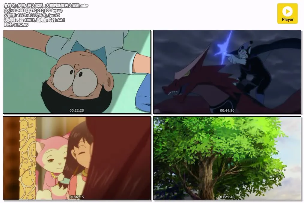 【電影多啦A夢：大雄的新魔界大冒險】(2007) 劇場版動畫 高清粤语资源 4