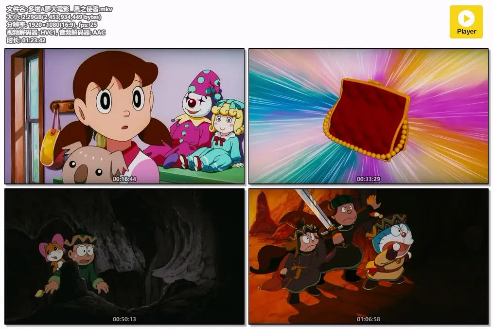 【電影多啦A夢：風之使者】(2003) 劇場版動畫 高清粤语资源 4