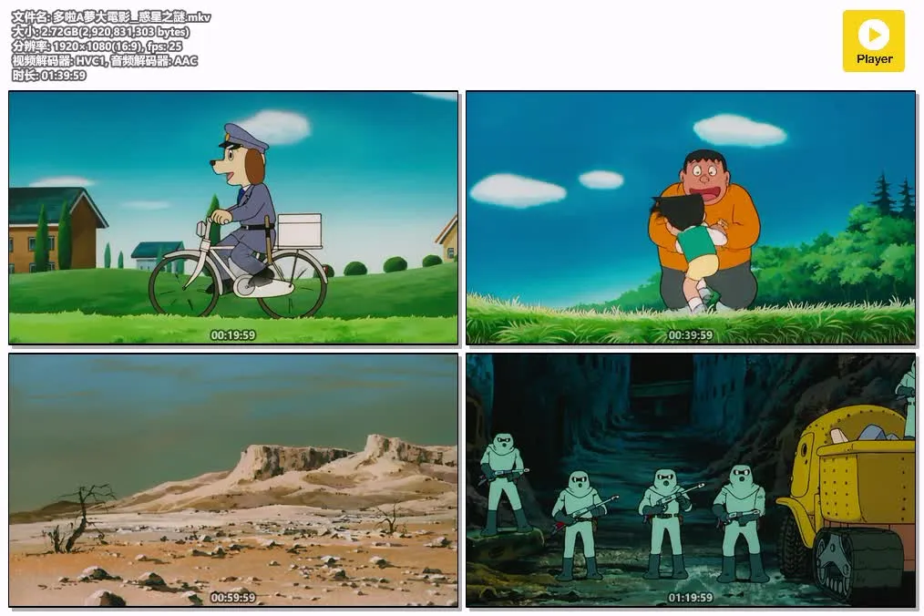 【電影多啦A夢：大雄與動物行星】(1990) 經典劇場版 高清粤语资源 4