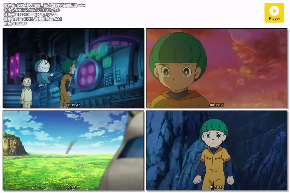 【電影多啦A夢：新·大雄的宇宙開拓史】(2009) 經典劇場版 高清粤语资源 4