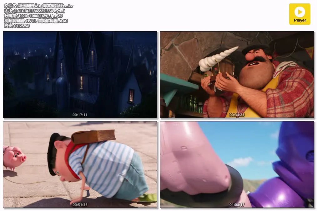 【壞蛋獎門人 3】(2017) 經典動畫喜劇 高清粤语资源 4