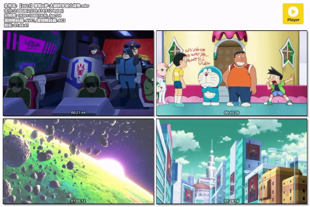【電影多啦A夢：大雄的宇宙小戰爭 2021】(2022) 經典劇場版 高清粤语资源 4