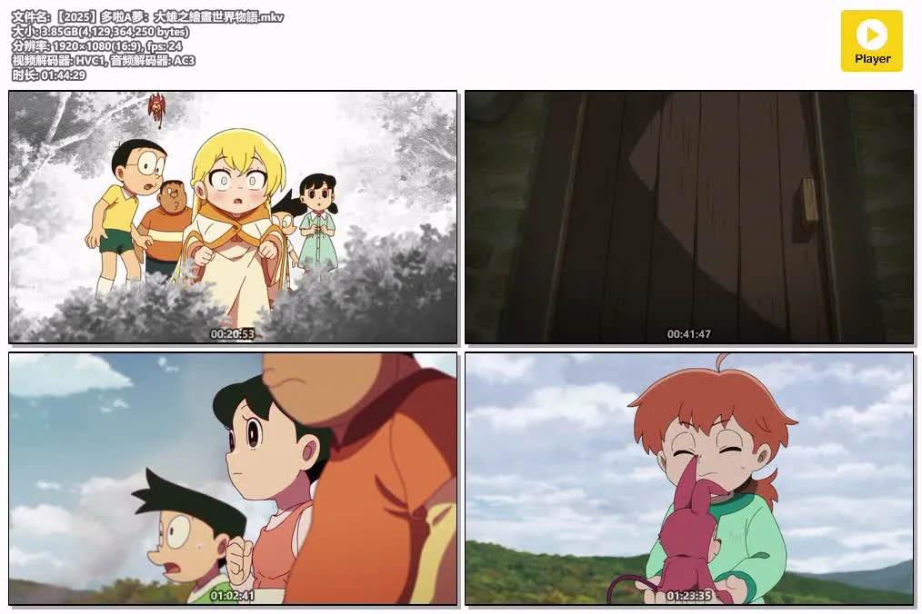【電影多啦A夢：大雄之繪畫世界物語】(2025) 劇場版動畫 高清粤语资源 4