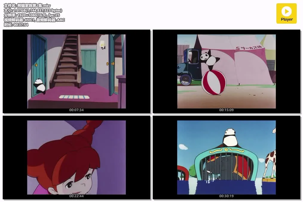 【熊貓家族】(1972) 宮崎駿&高畑勳早期經典 合集高清粵語資源 4