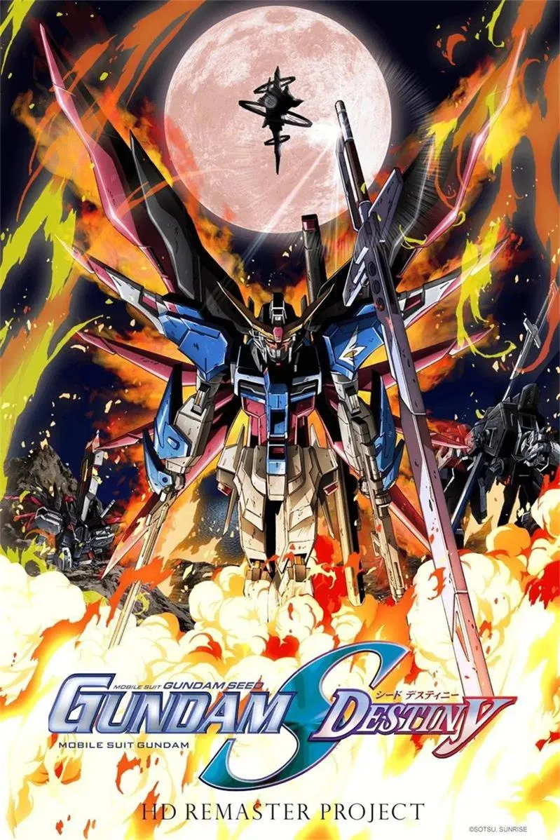 【機動戰士高達SEED DESTINY】(2004) 經典續作 全50集粵語無字資源