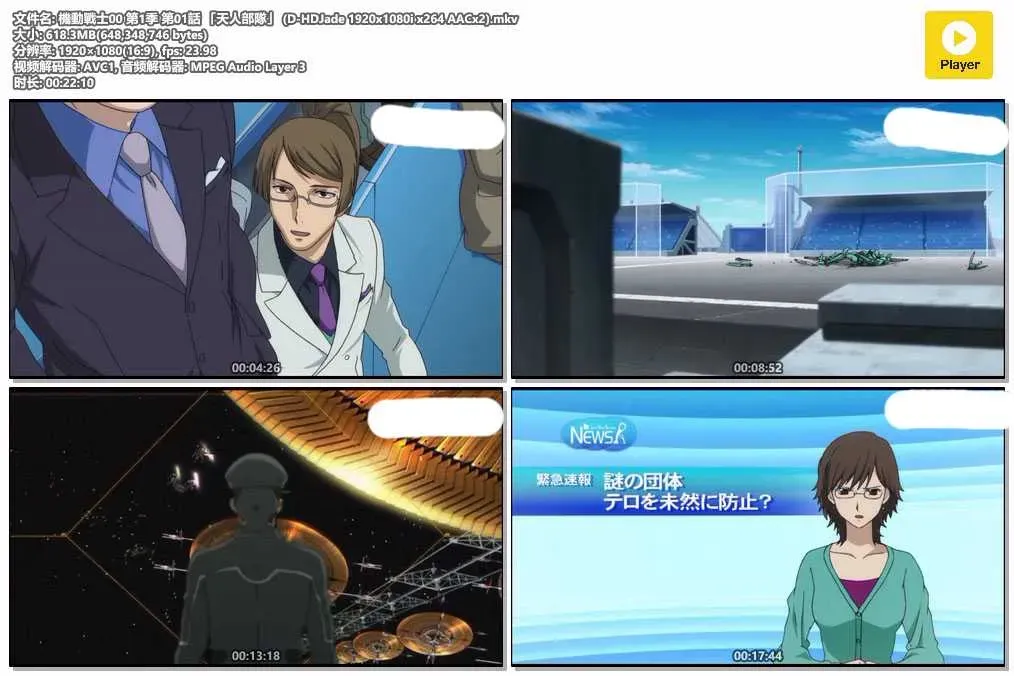 【機動戰士高達00】(2007) 全兩季50集 經典科幻神作 1080P粵語資源 4