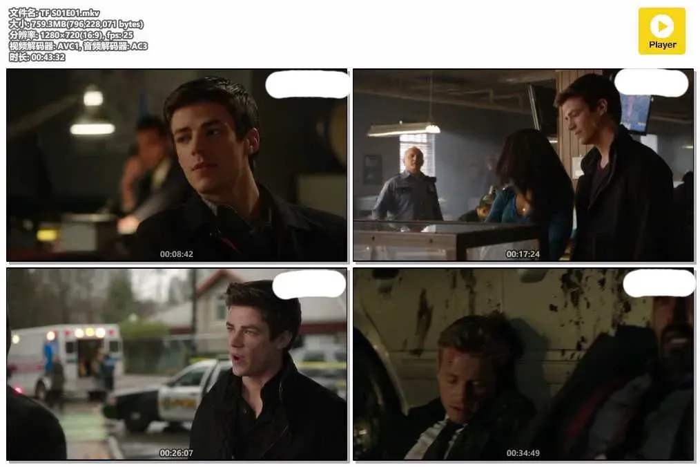 【閃電俠】(2014) S1, S3-S4合集 DC超級英雄美劇 720P粵英雙語資源 6